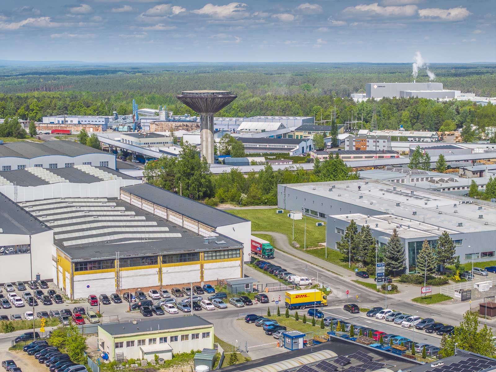 Diagnostyka techniczna budynku dronem Pabianice – bezpieczna kontrola konstrukcji