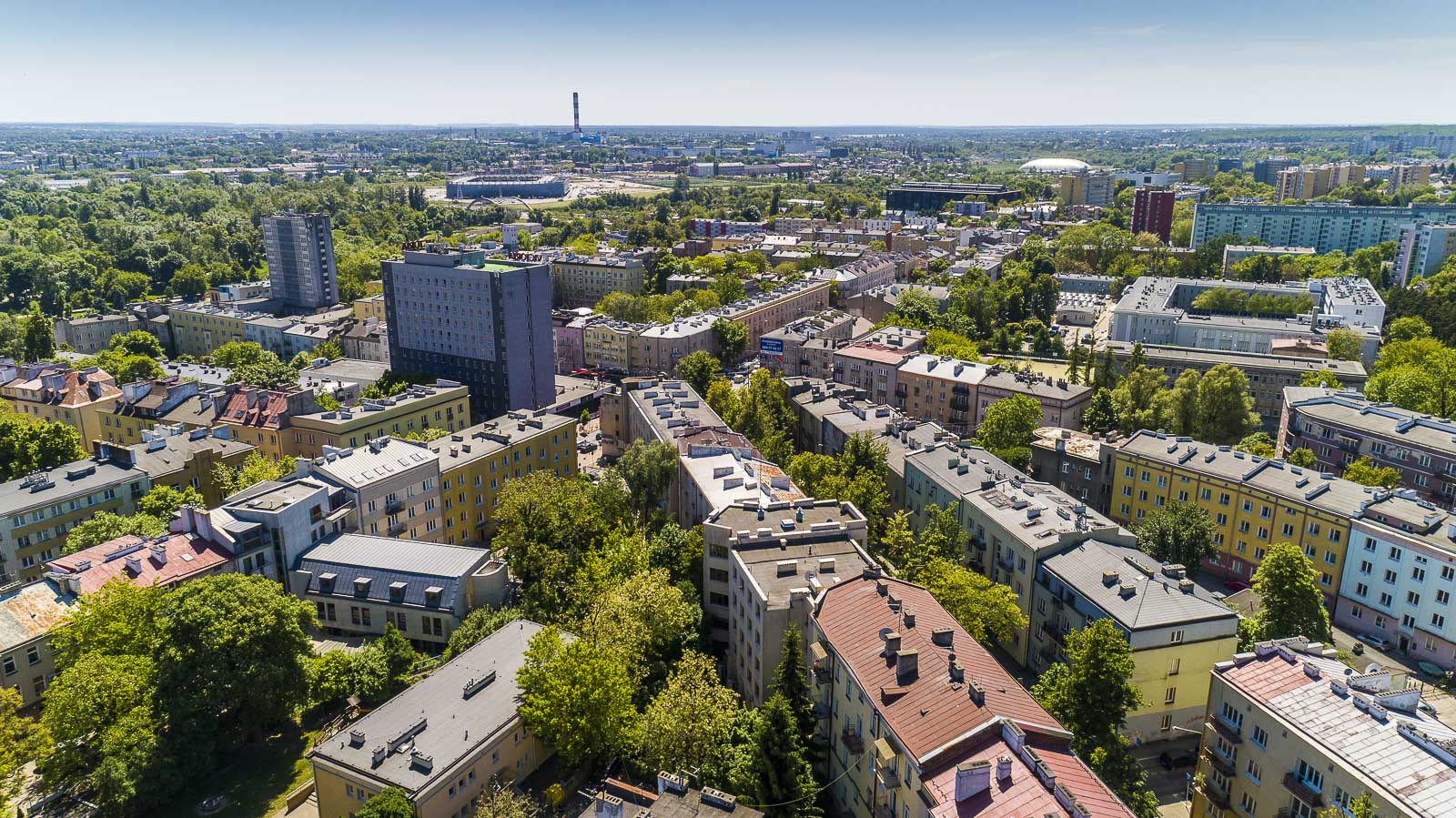 Nadzór budowlany z drona Bełchatów – kontrola prac na placu budowy