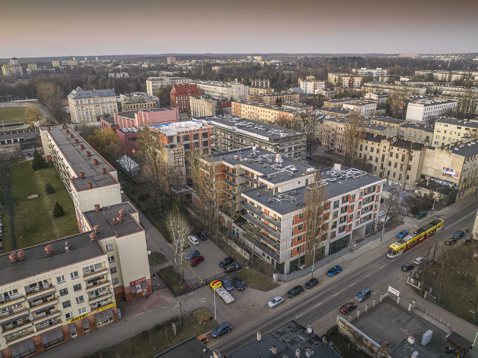 Wideo z drona w jakości 4K Sieradz – nowoczesna prezentacja inwestycji