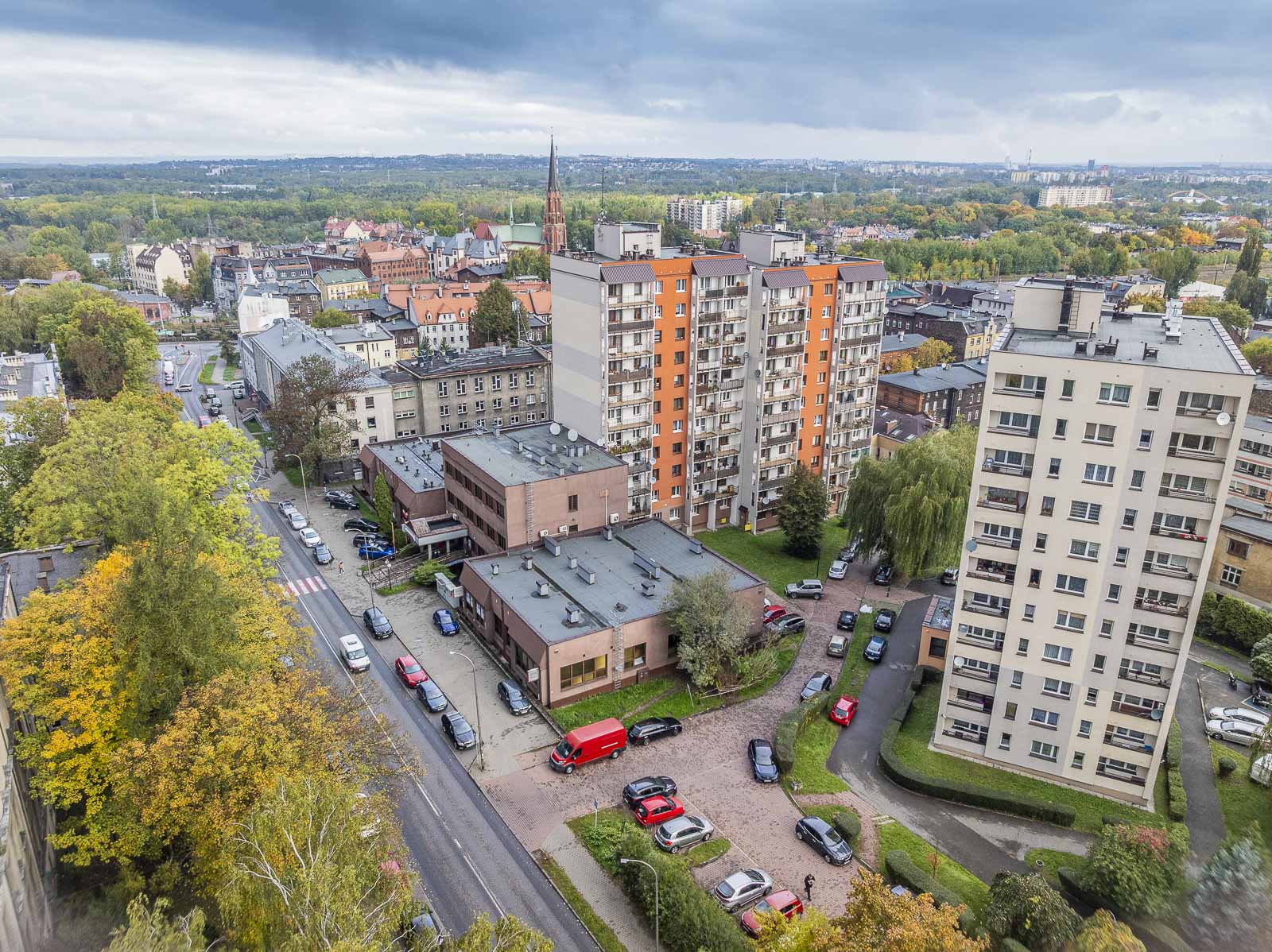 Ujęcia filmowe z lotu ptaka Skierniewice – materiał marketingowy dla firm i deweloperów